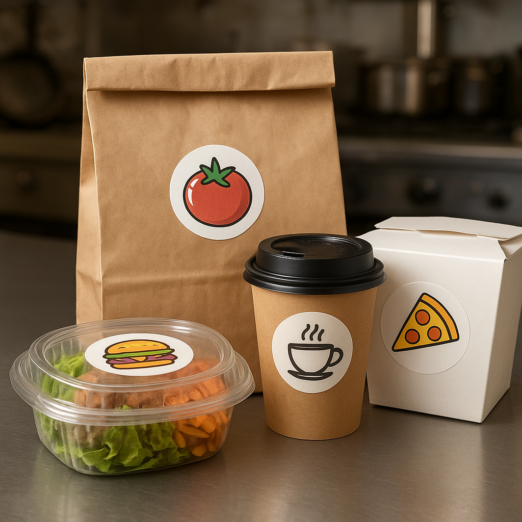 Jak wykorzystać naklejki w branży gastronomicznej