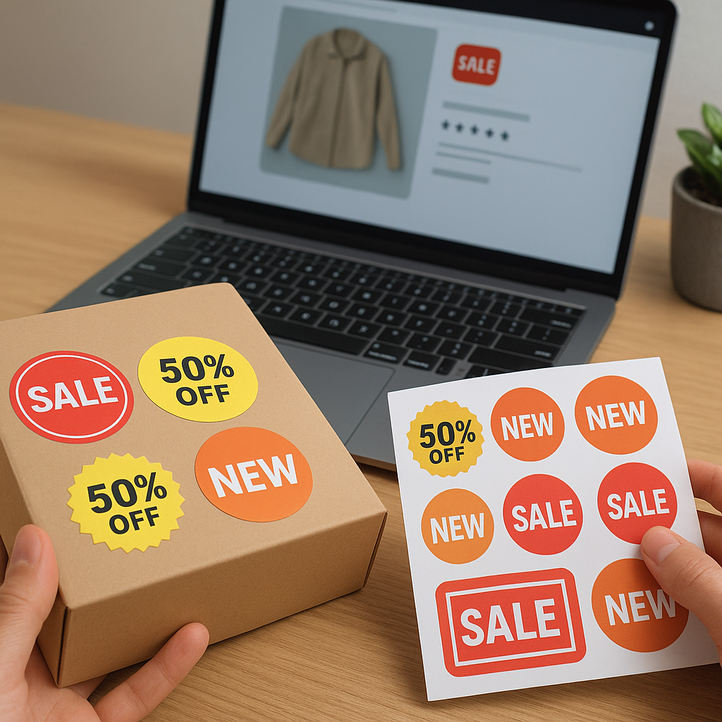 Jak wykorzystać naklejki w sprzedaży internetowej