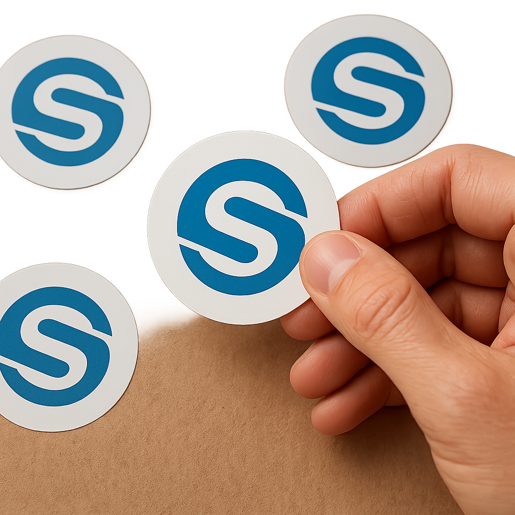 Naklejki z logo firmy – prosty sposób na rozpoznawalność