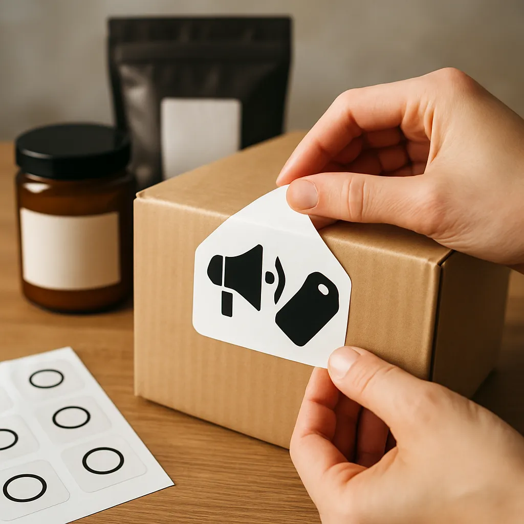 Jak naklejki pomagają w cross-promocji produktów